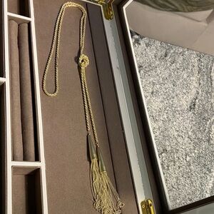 Kendra Scott Elegant Gold Tassel Necklace
